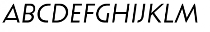 Uomo Regular Italic Font UPPERCASE