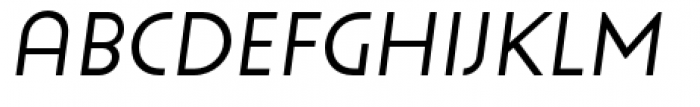 Uomo Regular Italic Font LOWERCASE