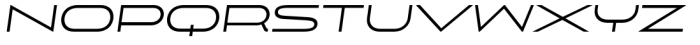 Uomo Wide Regular Italic Font LOWERCASE