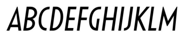 Uomo Condensed Italic Font UPPERCASE