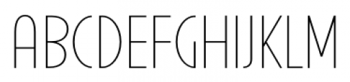 Uomo Condensed Light Font LOWERCASE