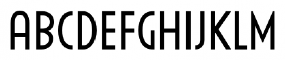 Uomo Condensed Regular Font LOWERCASE