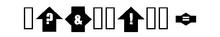 Up Down Regular Font OTHER CHARS