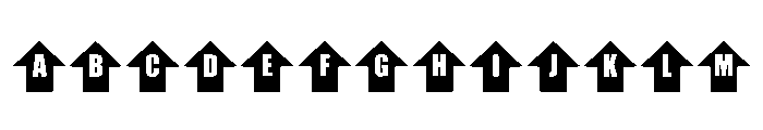 Up Down Regular Font UPPERCASE