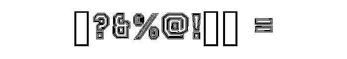 Upscale Project Regular Font OTHER CHARS