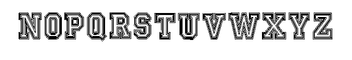 Upscale Project Regular Font LOWERCASE