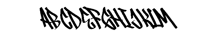Uptown Cracker Font UPPERCASE