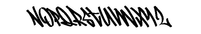 Uptown Cracker Font LOWERCASE