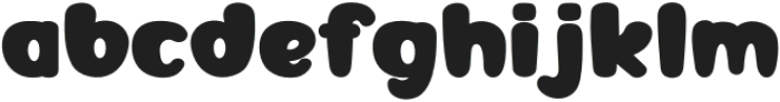 UPPER DOT Regular otf (400) Font LOWERCASE