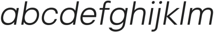 UpMax Light Italic otf (300) Font LOWERCASE