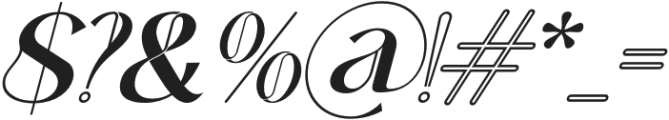 Upheaval Shattered Regular Italic otf (400) Font OTHER CHARS