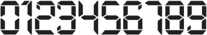 Upper Clock Regular otf (400) Font OTHER CHARS