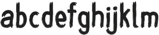 Upright Brush otf (400) Font LOWERCASE