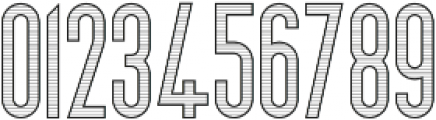 Upside-Stripe Regular otf (400) Font OTHER CHARS