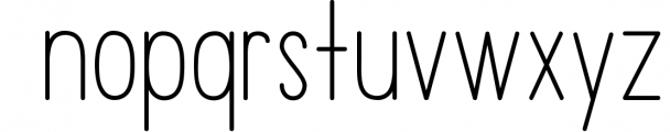 Upright - A Handwritten Sans Serif 1 Font LOWERCASE