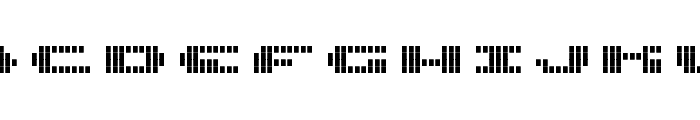 UP Tiny lcd four 8 decoV Font UPPERCASE