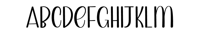 Upright Font UPPERCASE