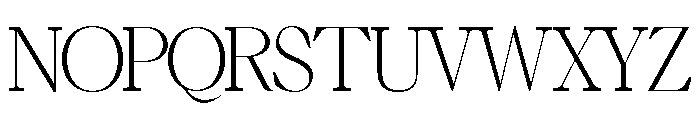 Upstair Serif Regular Font UPPERCASE