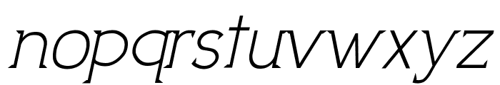 UptownElegance-Italic Font LOWERCASE