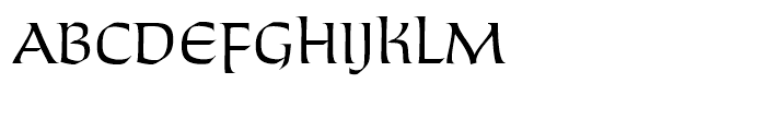 Uppsala Regular Font LOWERCASE