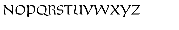 Uppsala Regular Font LOWERCASE