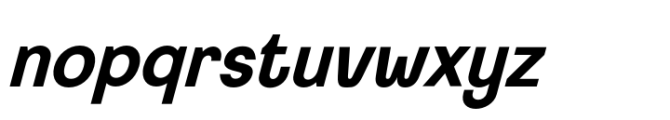 Upcoming Italic Font LOWERCASE