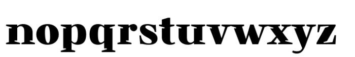 Uplift Bold Font LOWERCASE