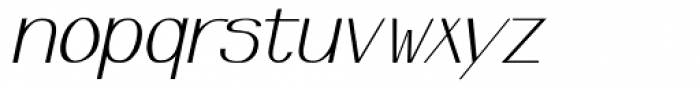 Upperclass Italic Font LOWERCASE