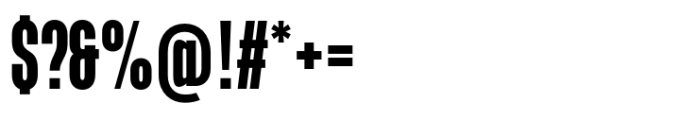 Upstanding Pro MAX Black Font OTHER CHARS