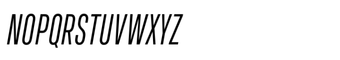 Upstanding Pro S Italic Font UPPERCASE