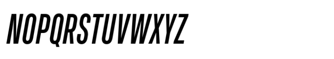Upstanding Pro Semi Bold Italic Font UPPERCASE