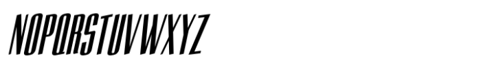 Upswing JNL Oblique Font UPPERCASE