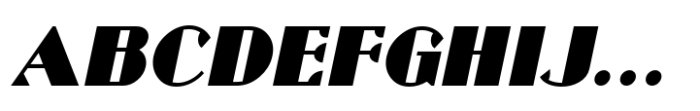 Uptown Deco JNL Oblique Font UPPERCASE