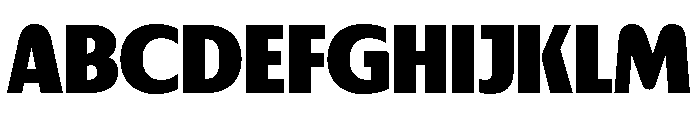 Urca Black Font UPPERCASE