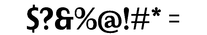 Urca Bold Font OTHER CHARS