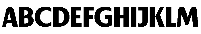 Urca Extrabold Font UPPERCASE