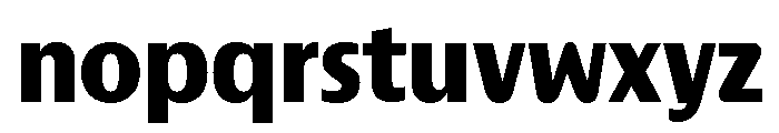 Urca Extrabold Font LOWERCASE