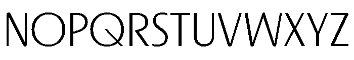 Urca Light Font UPPERCASE