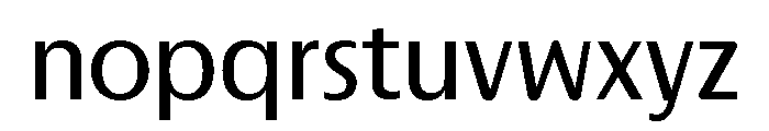 Urca Medium Font LOWERCASE