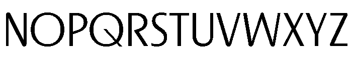 Urca Regular Font UPPERCASE