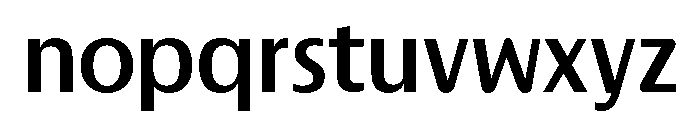 Urca Semibold Font LOWERCASE