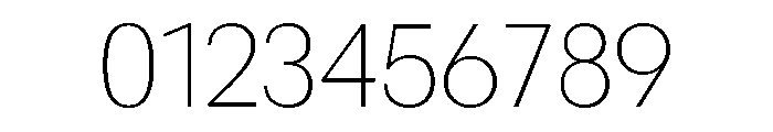 Urca Thin Font OTHER CHARS