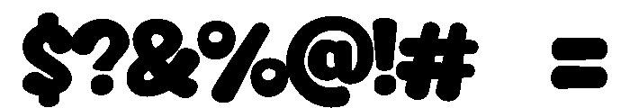 Urban Beat Bold Font OTHER CHARS
