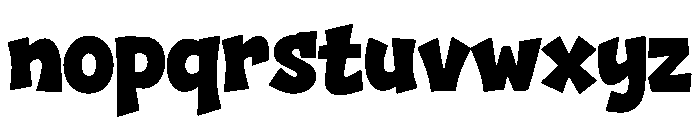 Urban Blast Font LOWERCASE