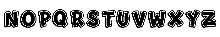 Urban Bubble Font LOWERCASE