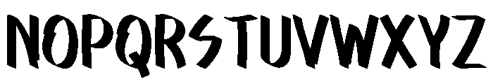 Urban Char Font UPPERCASE