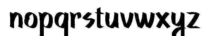 Urban Char Font LOWERCASE