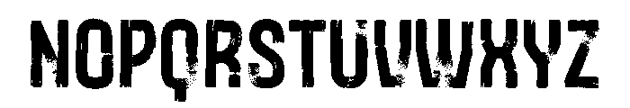 Urban Nomad Regular Font UPPERCASE