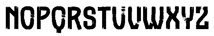 Urban Nomad Regular Font LOWERCASE