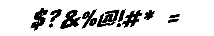 Urban Project Font OTHER CHARS
